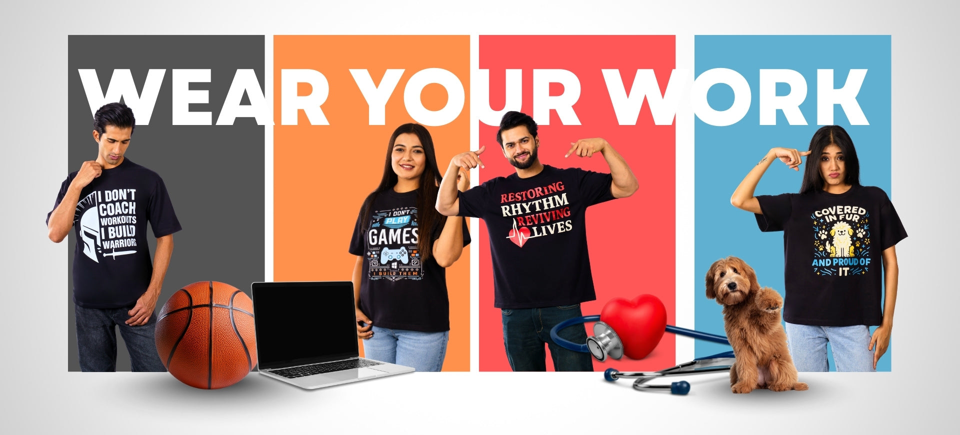 Bandar Baant's Top 10 Popular T-Shirt Designs for Every Profession